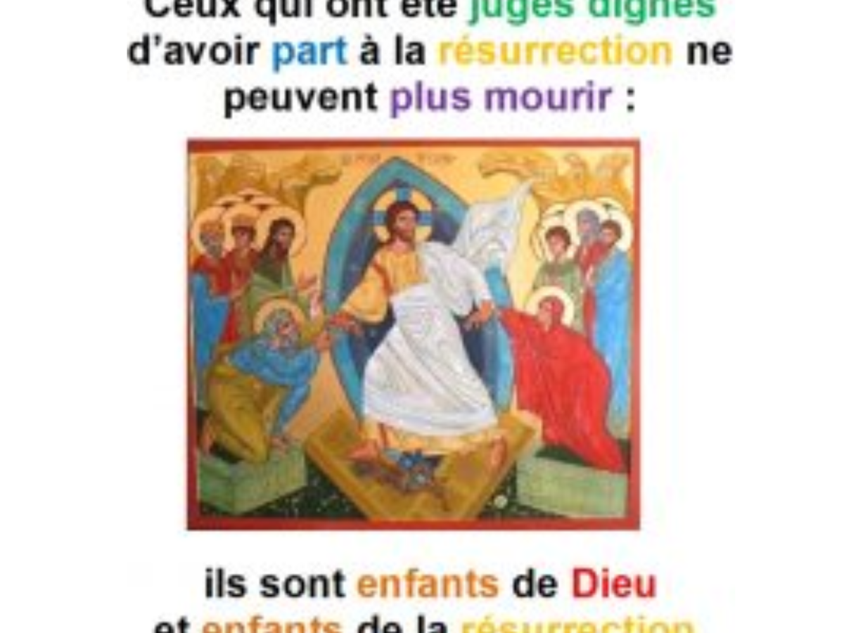 32e Dimanche du temps&nbsp;ordinaire